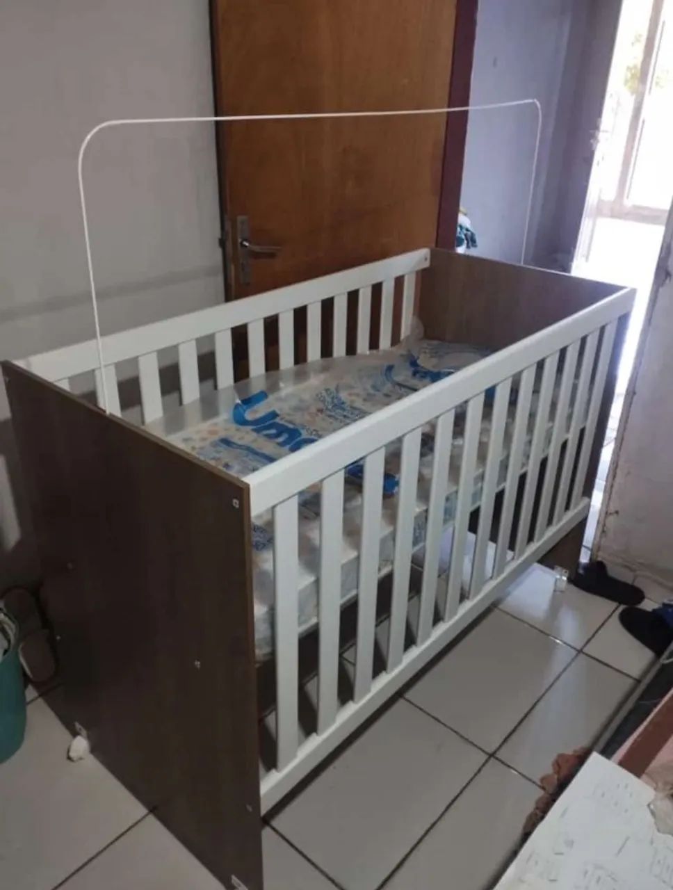 oferta berço novo com rodinhas com entrega + montagem grátis - Foto 2