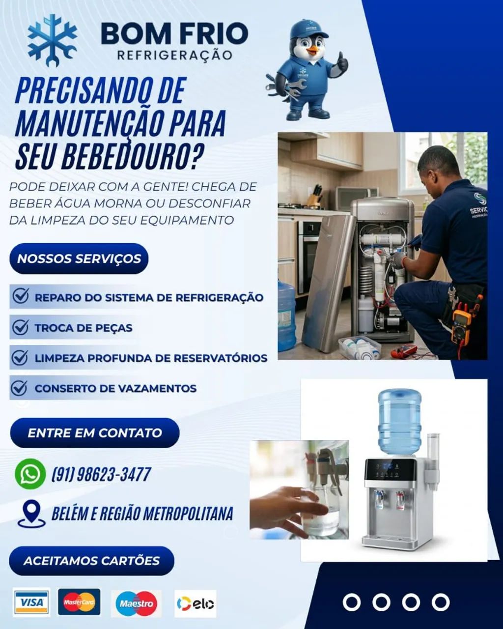 Conserto e Manutenção de Bebedouro em Belém e Ananindeua| Visita Rápida!