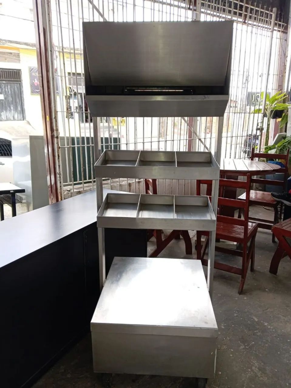 Tabuleiro Inox Para Talheres Pratos Etc.