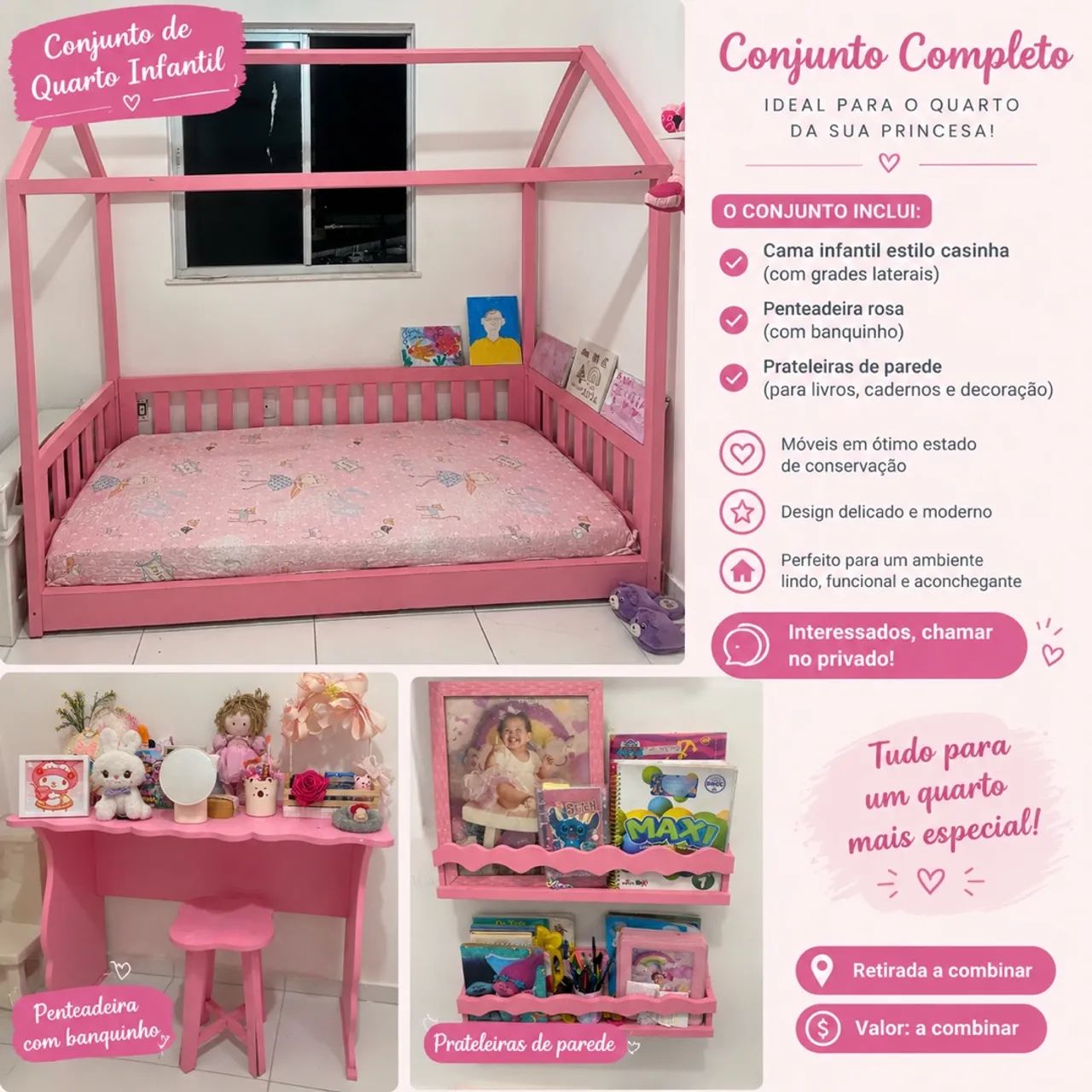 Conjunto quarto infantil a venda 