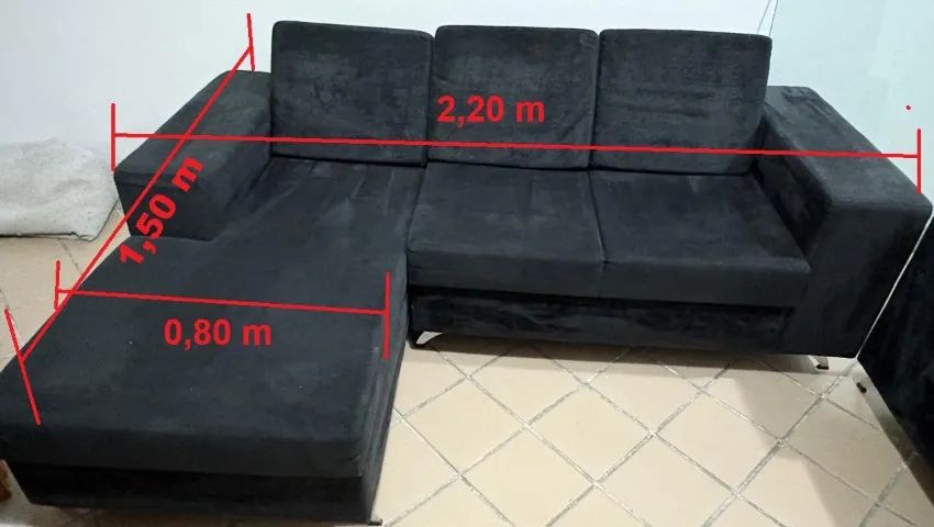 Sofá Jacauna, 5 lugares 4 Peças  - Foto 3