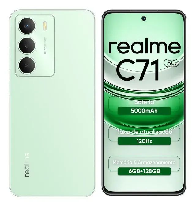 Realme C71 Verde na Garantia até MAR/27