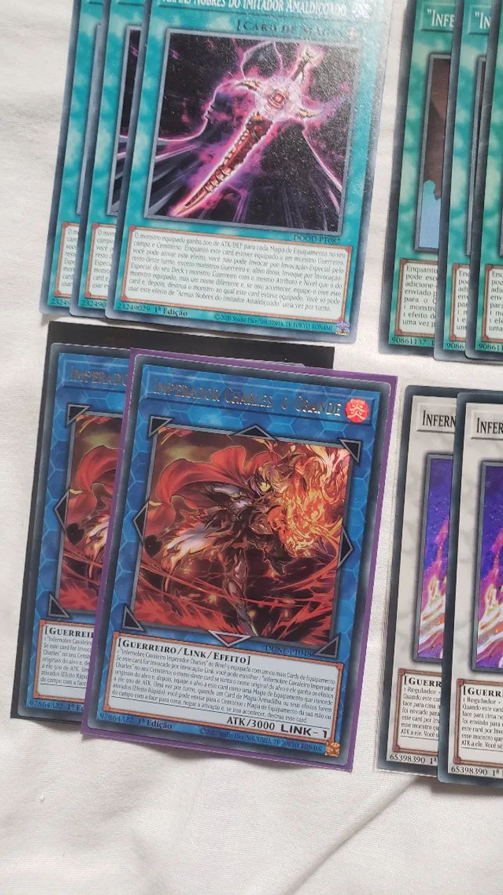 Deck/set Yugioh Original Infernoble Knight - Foto 3