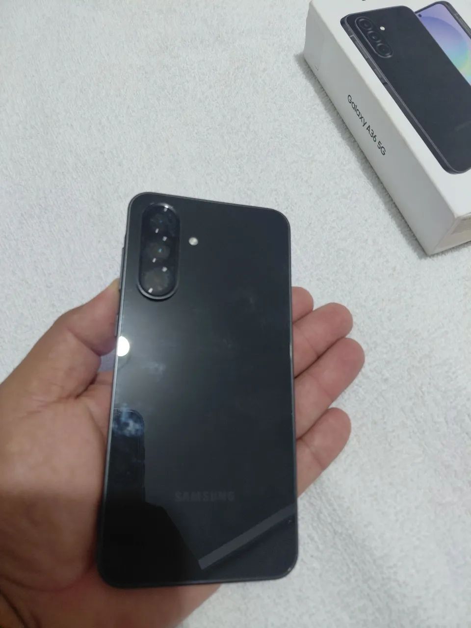 A36 128 gb com caixa nota e carregador $950 - Foto 4