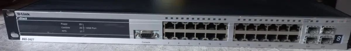 Switch Dlink Xstack DGS3427 24 portas - Foto 4