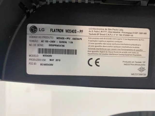 Monitor LG Flatron W2043S 20" - Foto 3
