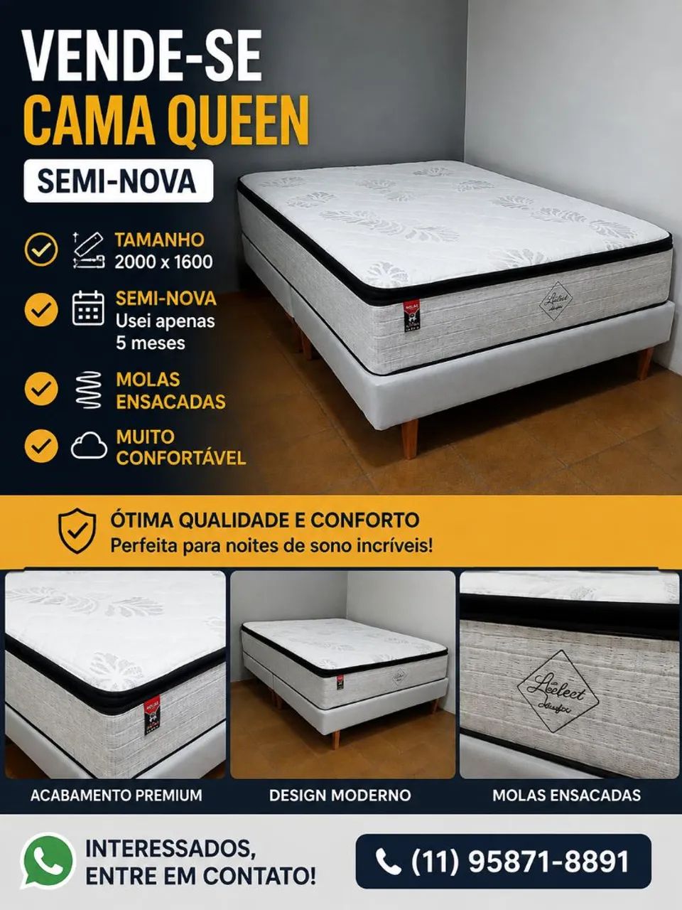 Cama box Queen casal  - Foto 2