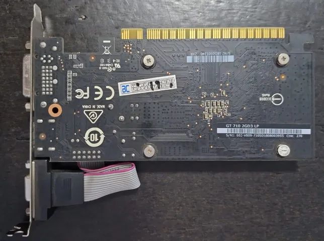 Placa de Vídeo MSI GeForce GT 710 2GB DDR3 - Foto 3