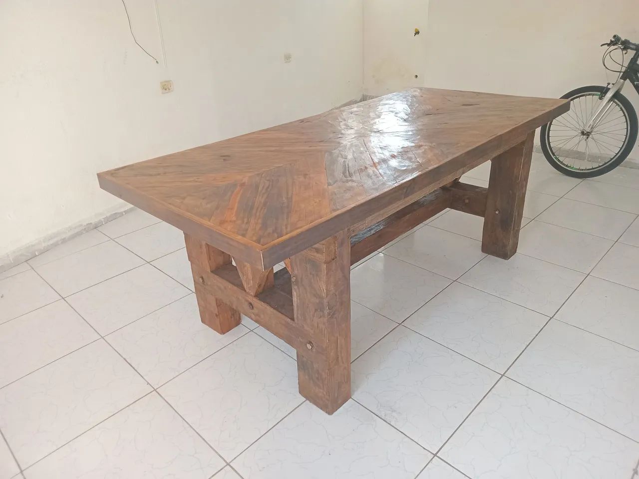 Mesa rústica 