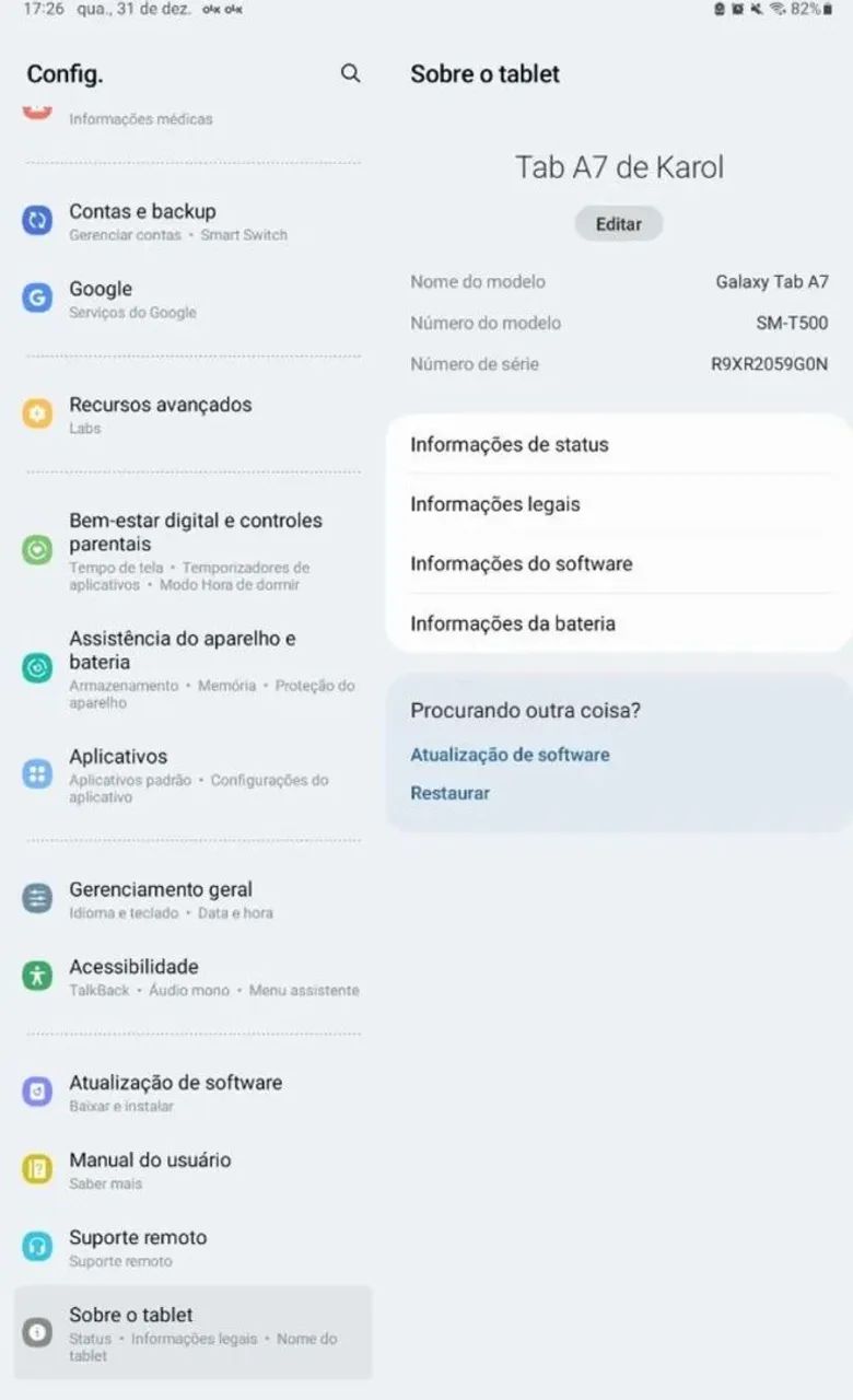 tablet samsung galaxy tab a7 com teclado - Foto 4