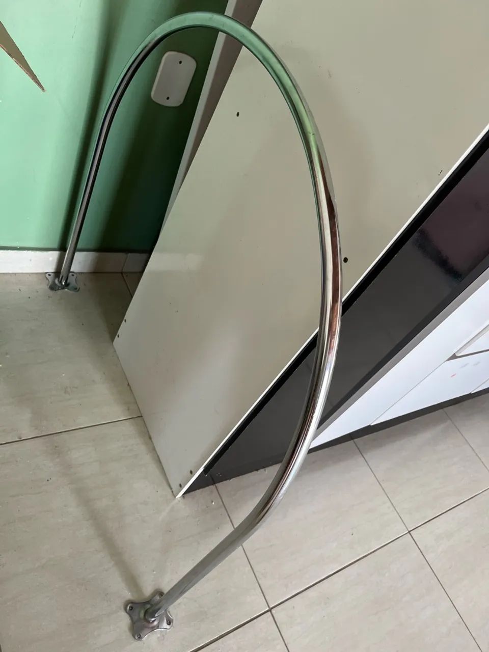 PROVADOR de roupa AÇO com cortina - Foto 3