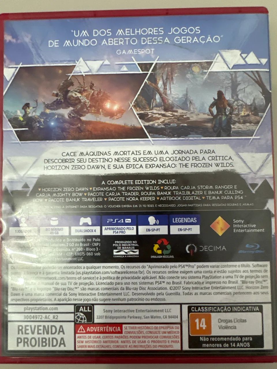 Jogo de ps4 e ps5 Horizon Zero Dawn - Foto 2