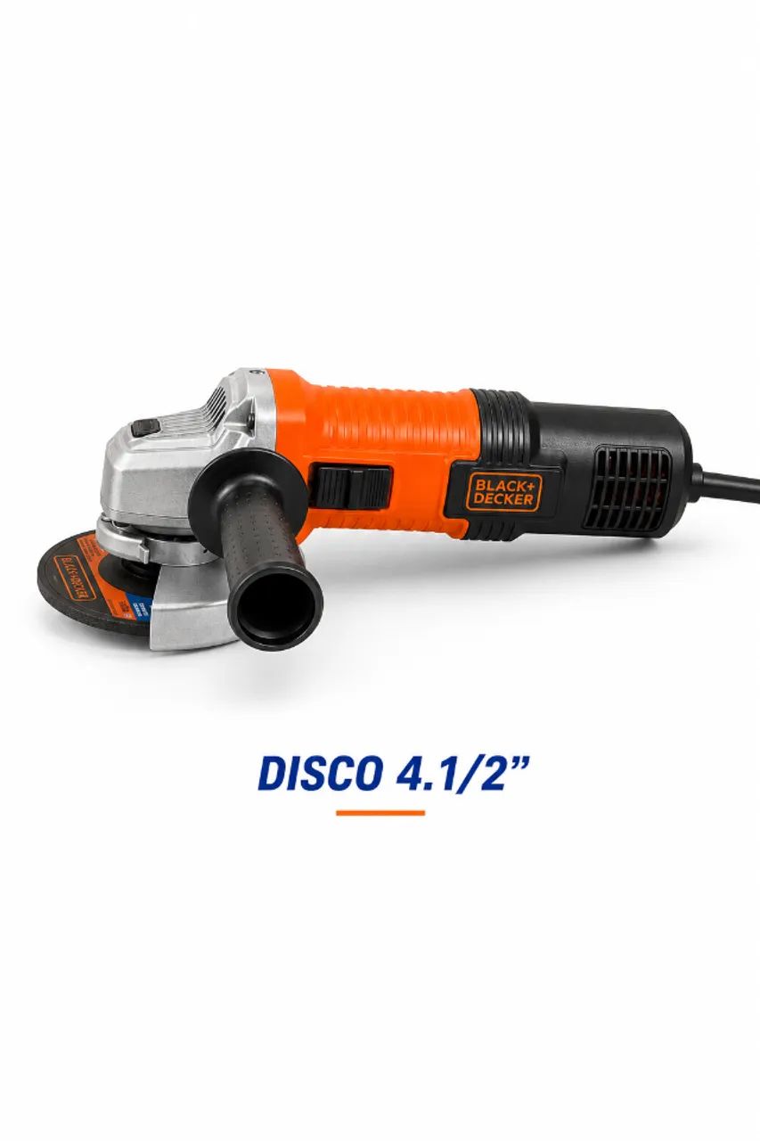 Esmerilhadeira Angular Black+Decker 920 W - Foto 3