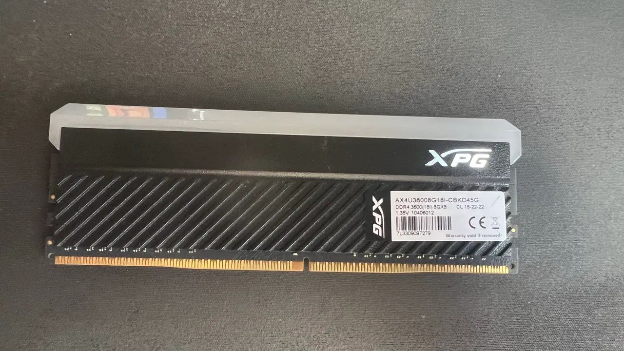 Memória RAM XPG D45G, RGB, 8GB 3600MHz - Foto 3