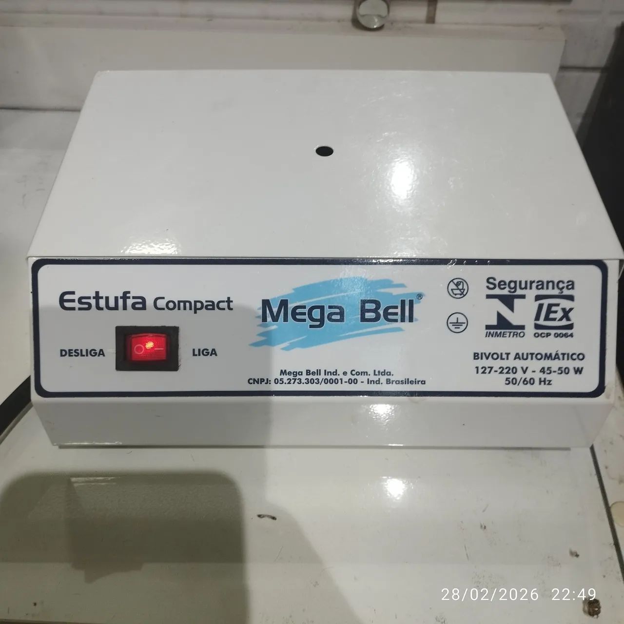 Estufa de  esterilização 