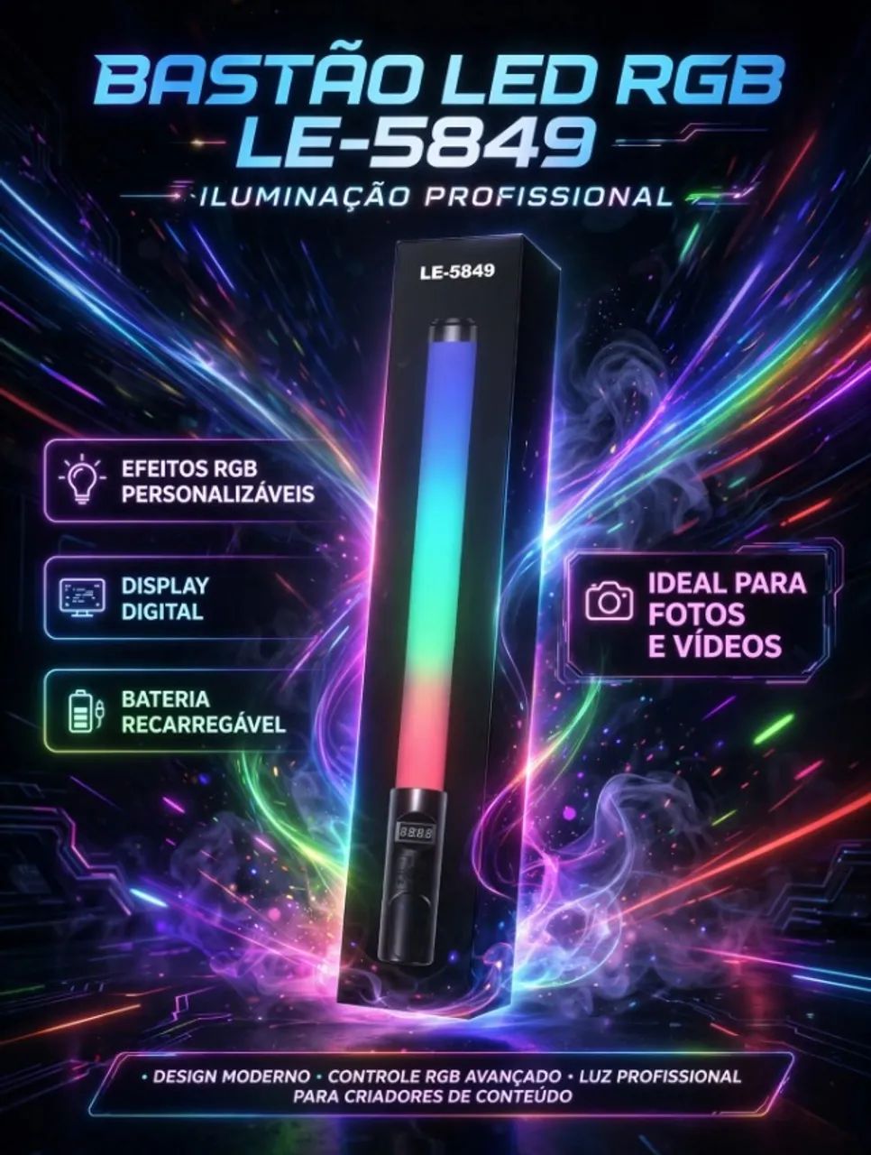 BASTÃO DE LED 