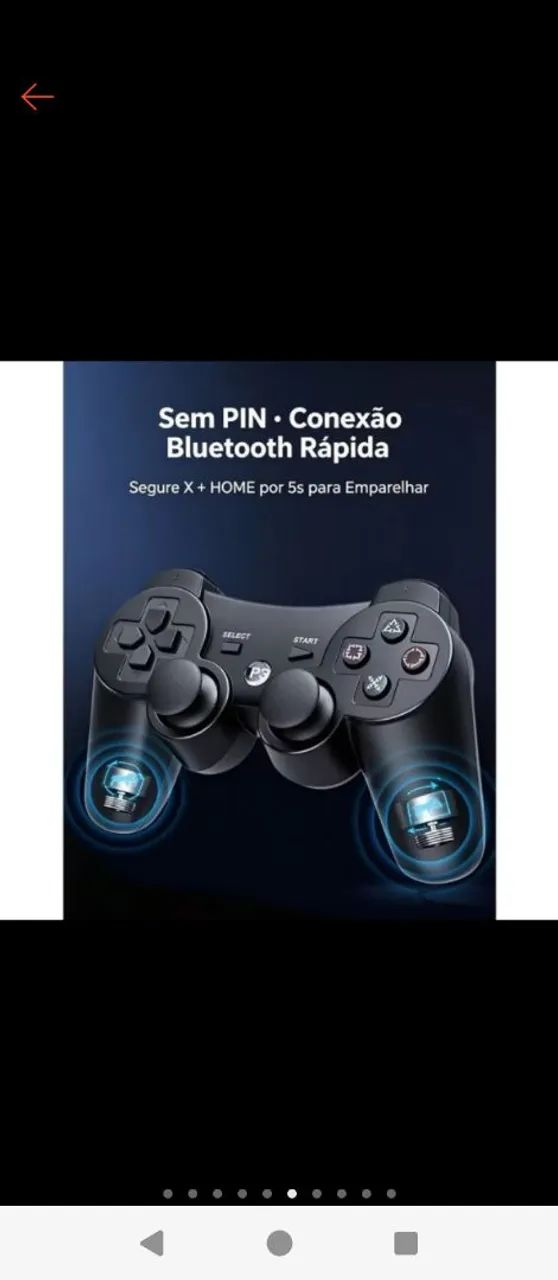 Controle PS3 - Foto 5