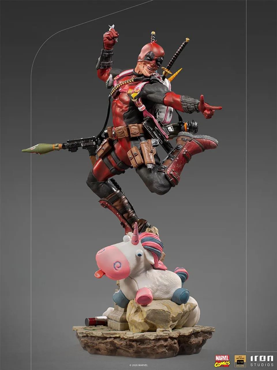 Estátua Deadpool BDS Art Scale Iron Studios 1/10 - Foto 4