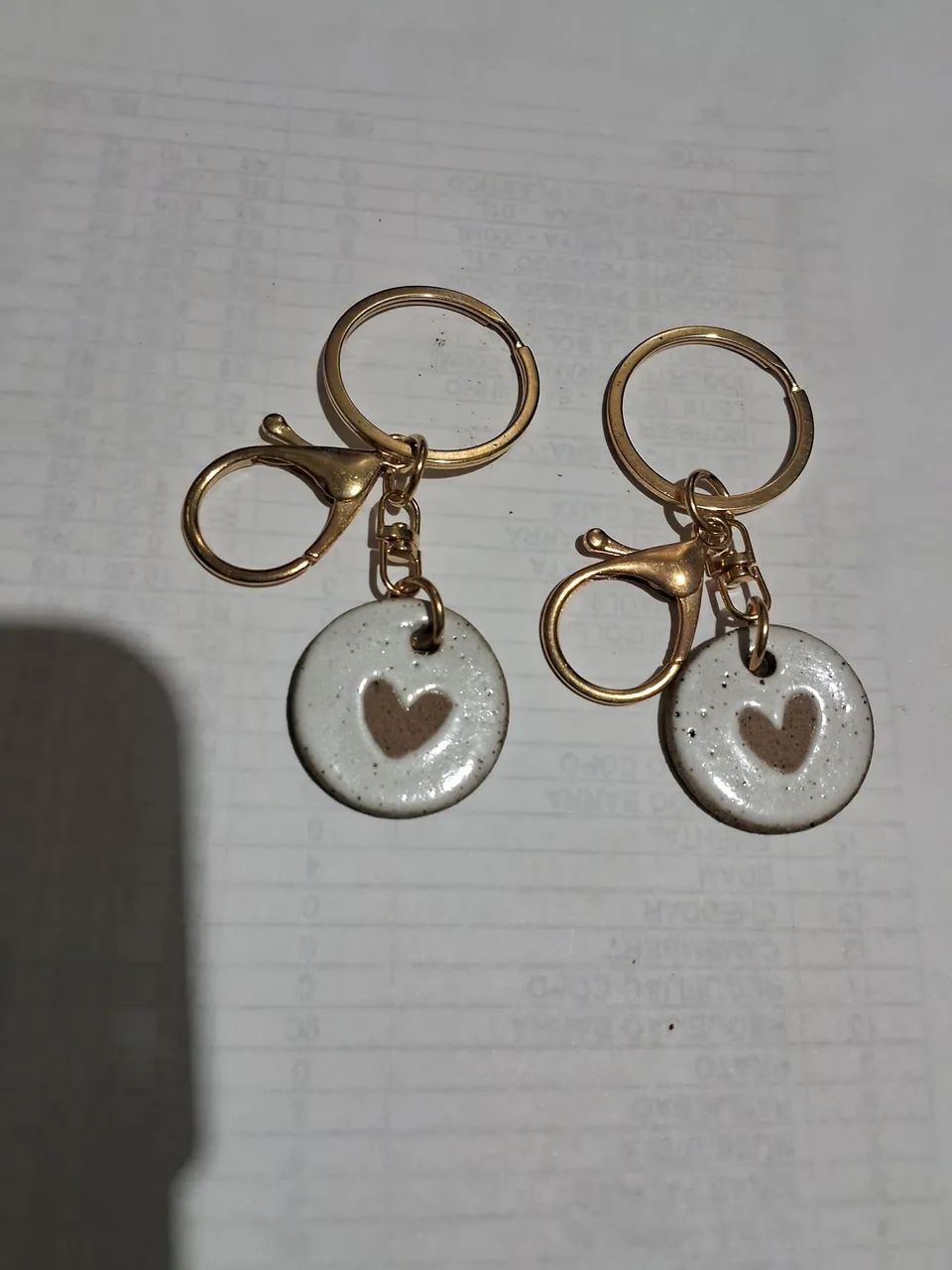 Chaveiros decorativos! Feitos em cerâmica. 