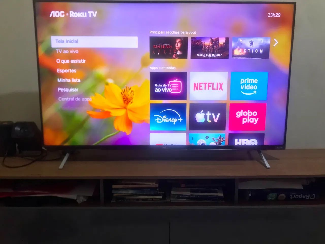 Tv Smart 50 polegadas 4K Roku  - Foto 2