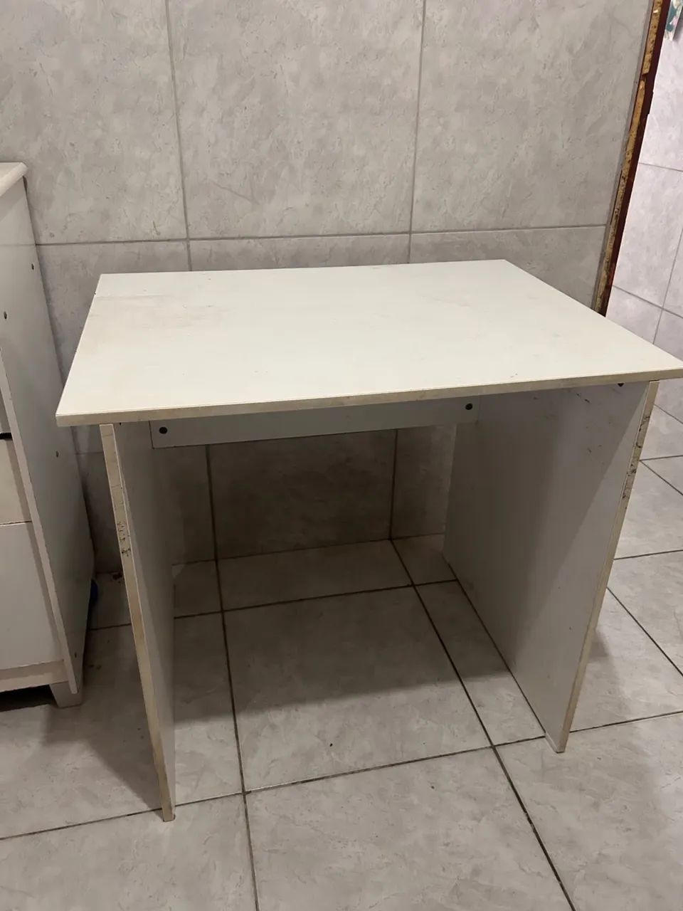 Mesa de Escritório Branca - Foto 3