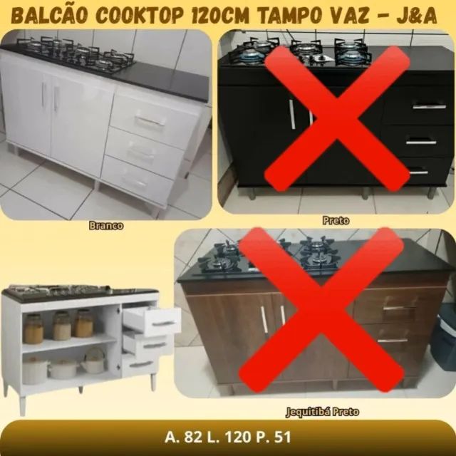 BALCAO PARA COOKTOP