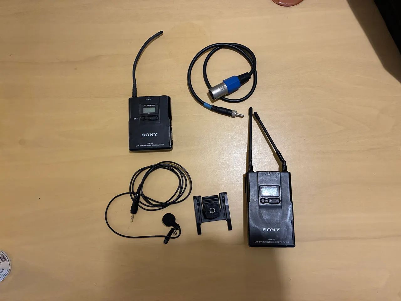 Microfone Lapela Sony Uwp-v1 Transmissor e Receptor