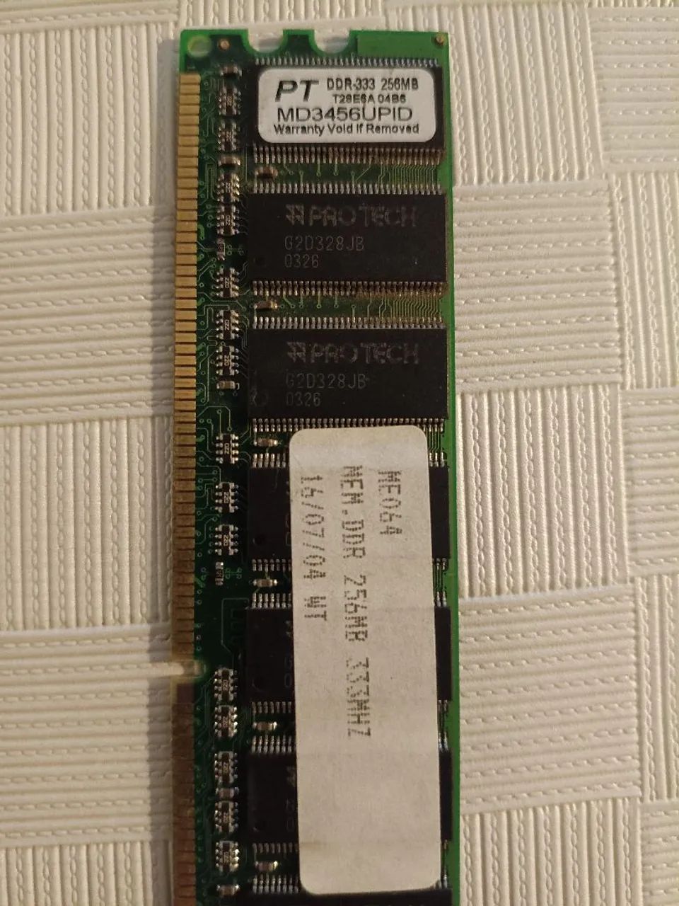 Pente de memória DDR 256mb - Foto 3