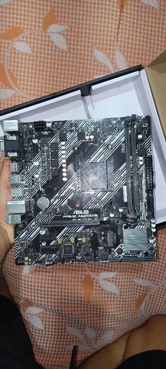 PLACA MÃE ASUS PRIME A520-E (com defeito)