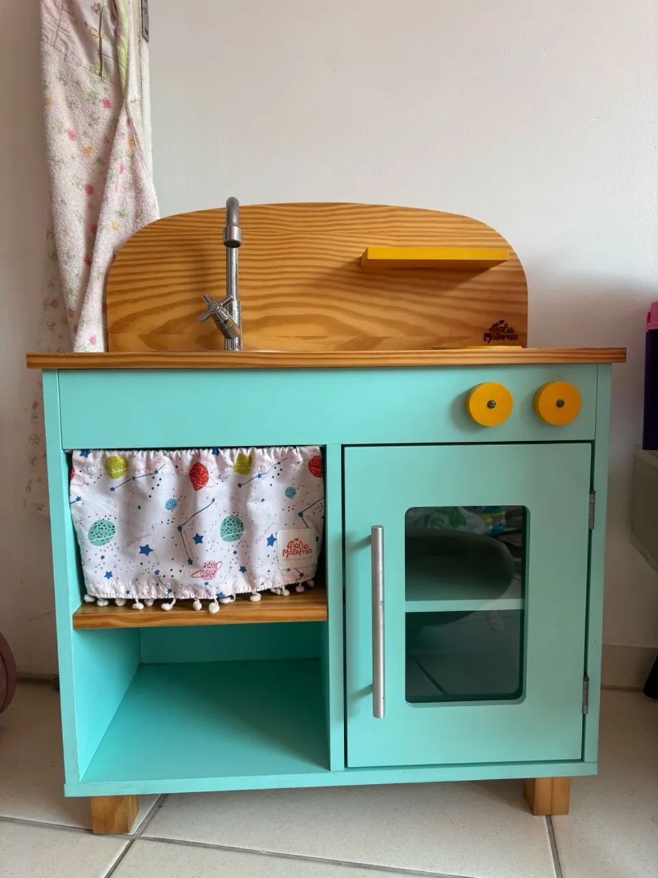 Mini cozinha de madeira - Foto 2