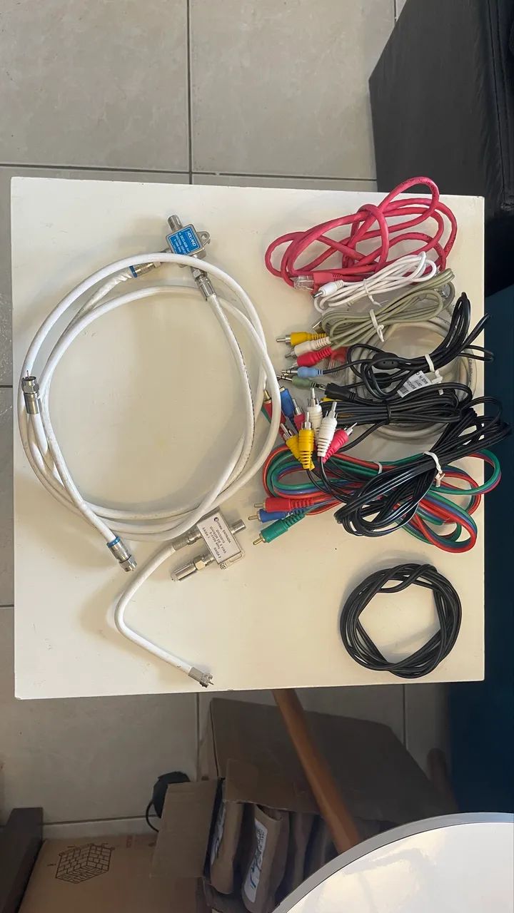 Kit - Fios e Cabos para Som ou TV  - Foto 4
