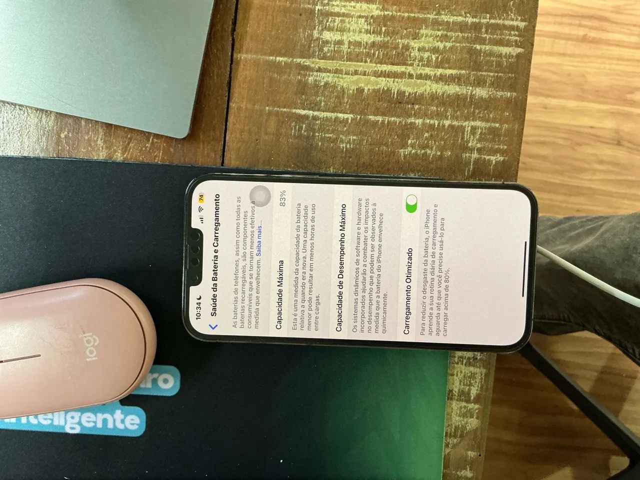 iphone 13 pro max grafite usado 128gb - Foto 3