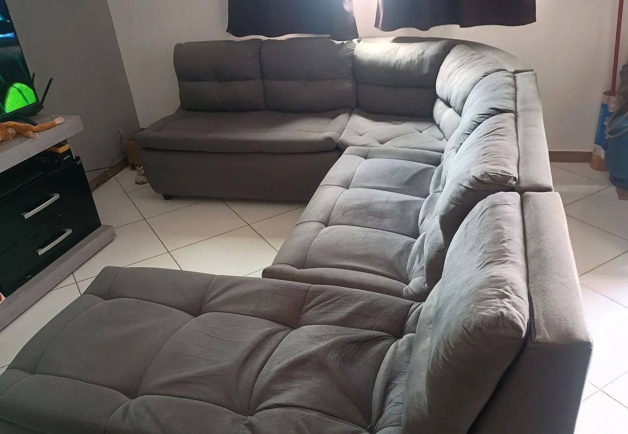 Sofá usado em boas condições