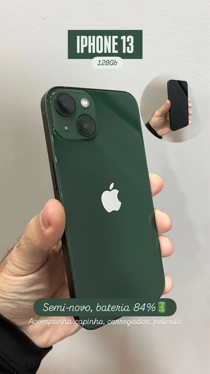 IPHONE 13 VERDE - Celulares e Smartphones - Mato Grande, Canoas