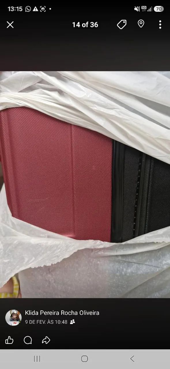 Vendo duas malas. 600 reais as duas. - Foto 3