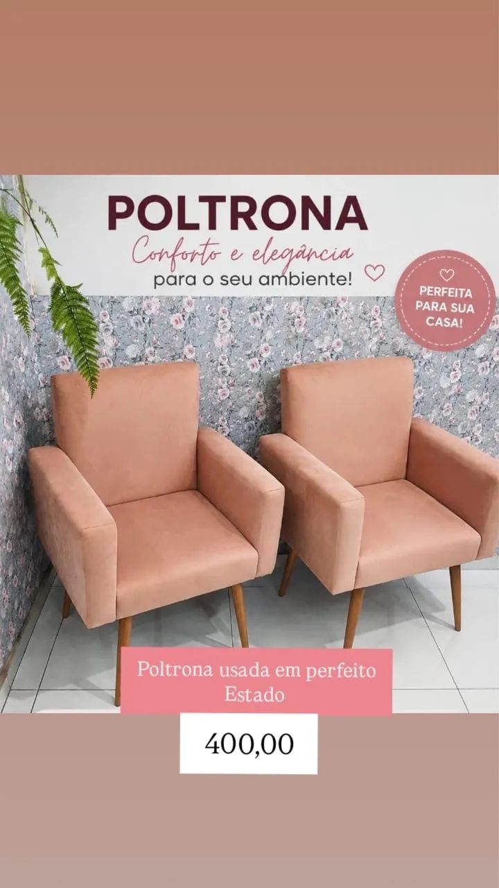 Poltronas aconchegantes