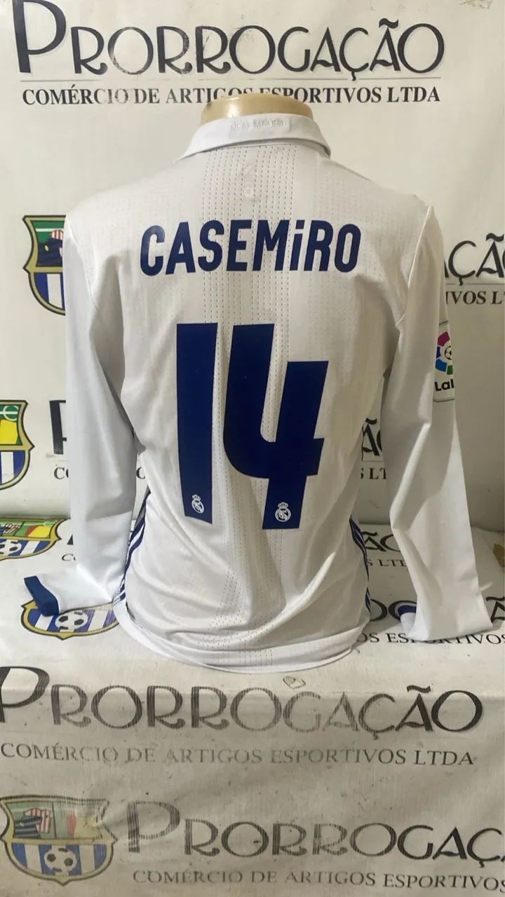 Camisa usada em Jogo Real Madrid Casemiro 2017