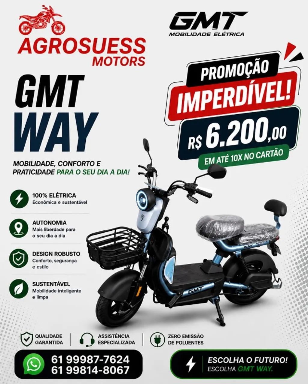 Scooter Elétrica 800 e 1000w  - Foto 3