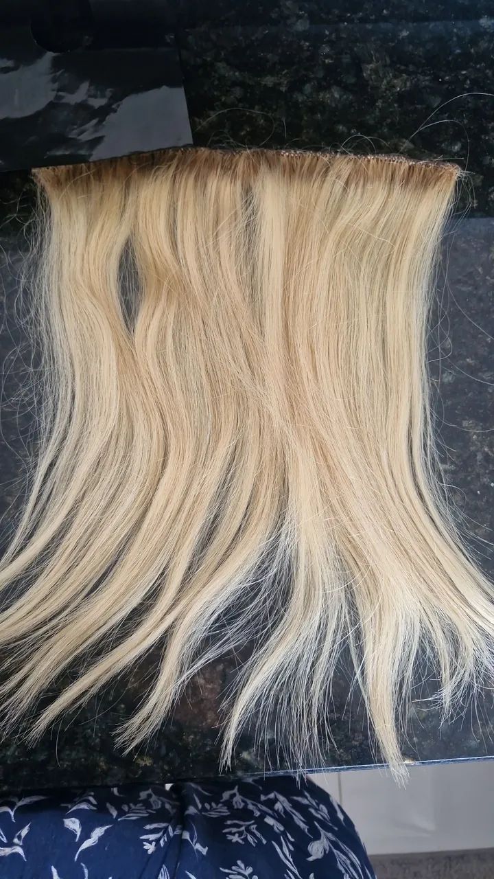 Mega hair cabelo loiro humano do sul - Foto 2