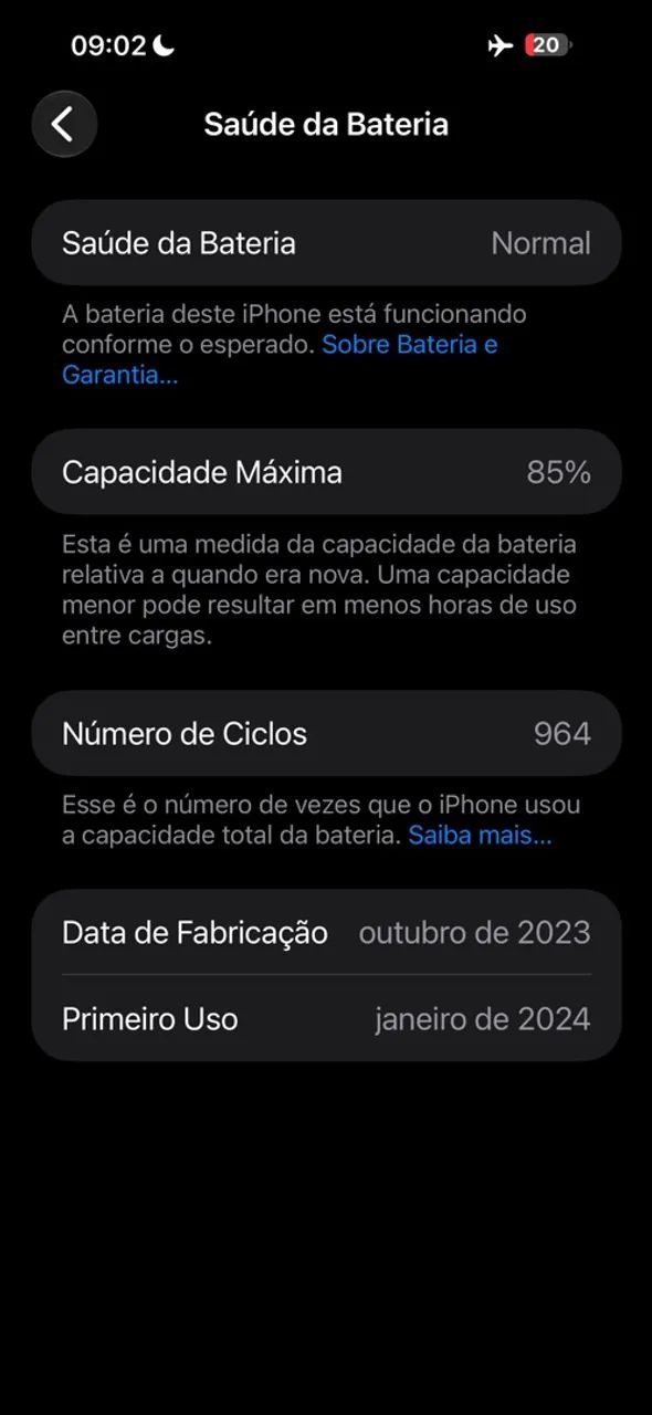 Vendo iPhone 15 pro max preto 256g - Foto 4