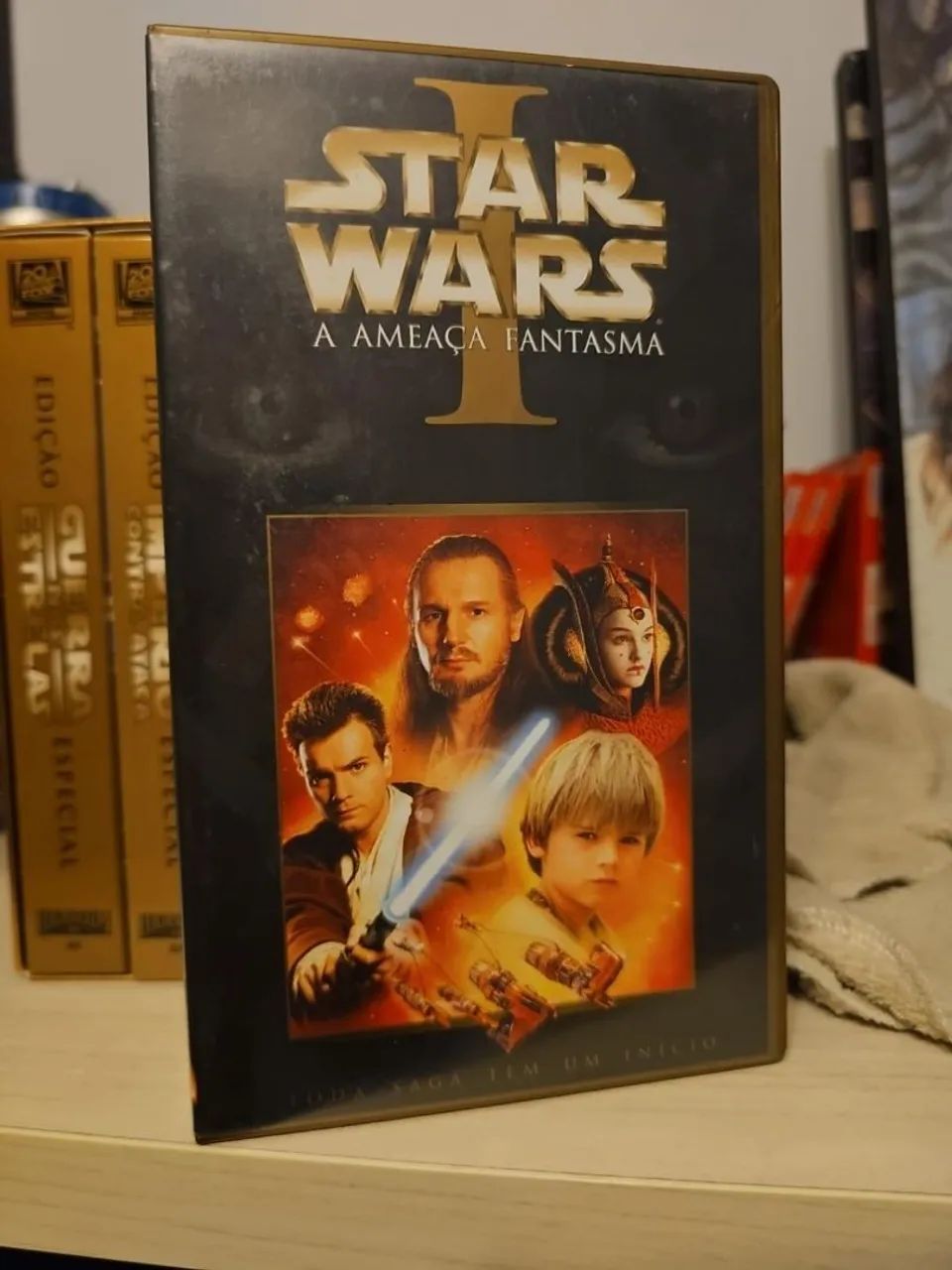7 VHS coleção star wars Guerra nas Estrelas legendado originais de