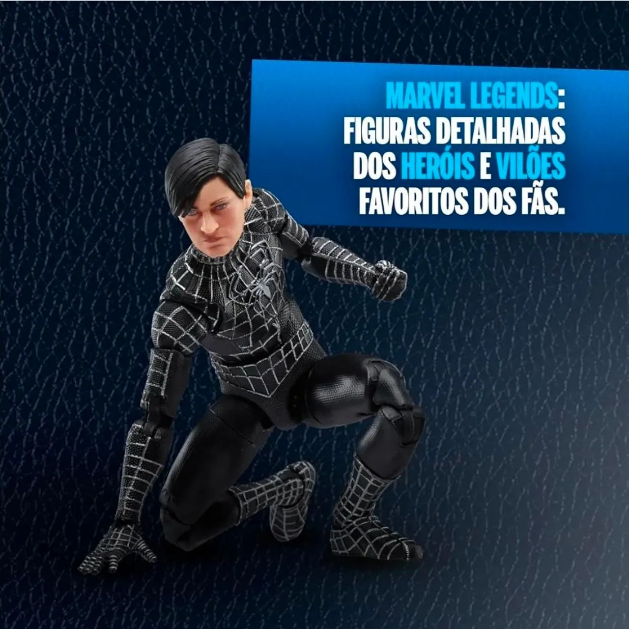 Marvel Legends Spider Man 3 Black Suit lacrado - Foto 2
