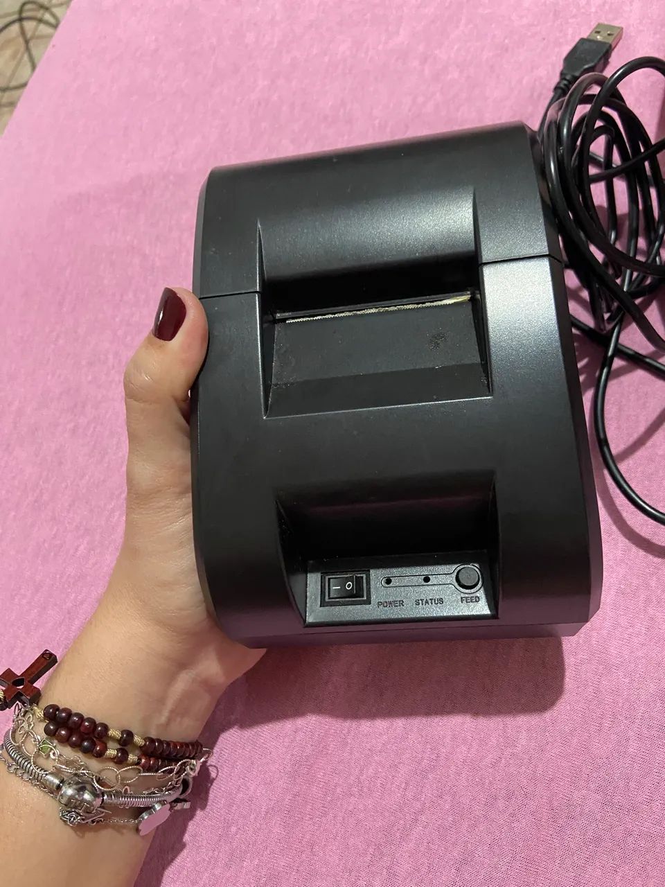Impressora Térmica 58mm USB + Bluetooth - Estado de Nova - Foto 3