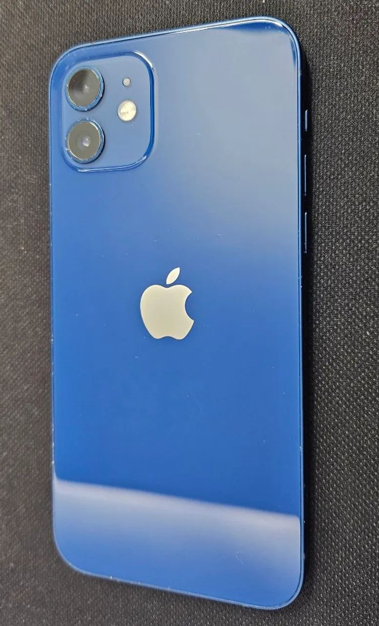 iPhone 12 128GB Azul - Impecável - C/ Nota, Caixa e Brindes