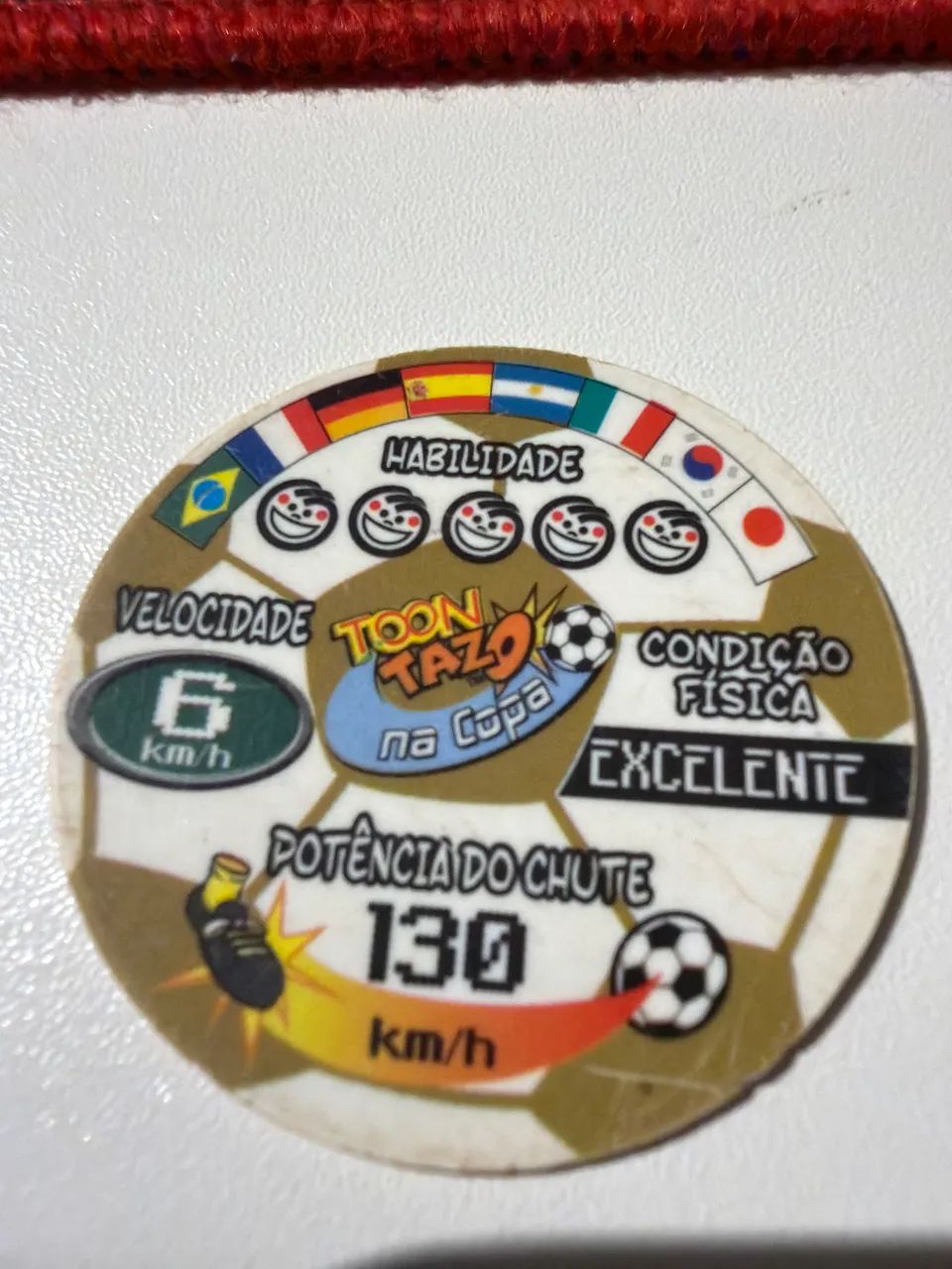 Tazo Copa Toon Ouro 2-selecao poderosa - Hobbies e coleções