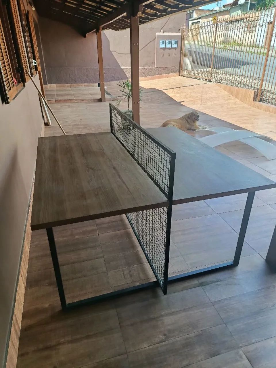 Vendo ou troco mesa com tampo de MDF - Foto 5