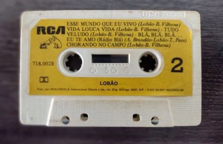 Fita K7 Lobão - Vida Bandida  - Foto 4