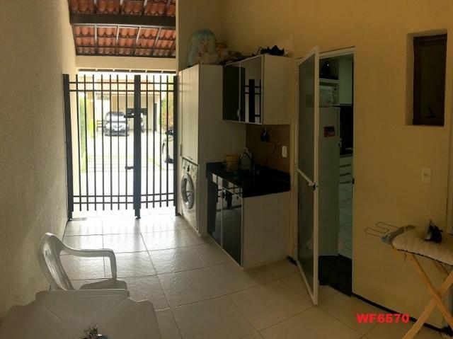 CA1161 Vitória Park, casa plana projetada, 2 suítes, 3 vagas,próx Maestro Lisboa - Foto 9