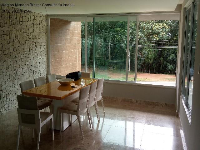 Linda casa pra venda ou locação - Alphaville Salvador 1. Lote diferenciado em parte alta. - Foto 4