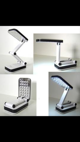 Luminária portatil recarregável 24 leds